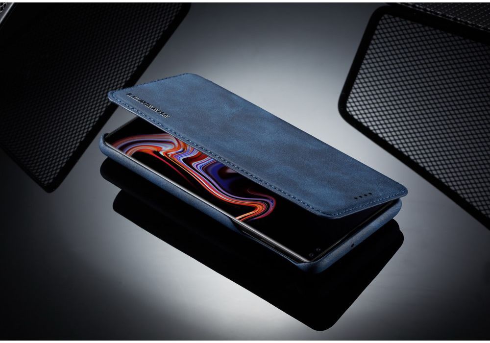 Samsung Galaxy S10 Retro Portemonnee Flip Bookcase Hoesje Blauw afbeelding 15