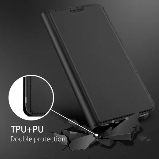 Motorola Moto G7 Play Kaarthouder Hoesje Zwart afbeelding 5