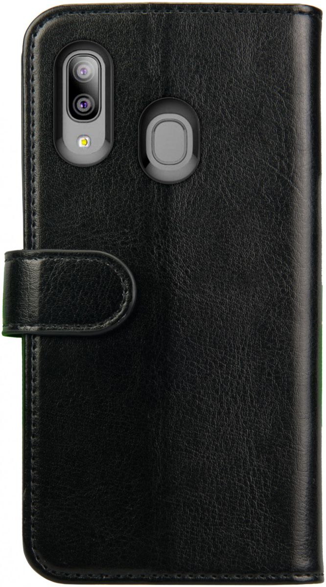 Rosso Element Samsung Galaxy A20E Hoesje Book Cover Zwart afbeelding 2