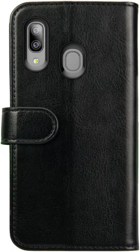 Rosso Element Samsung Galaxy A20E Hoesje Book Cover Zwart afbeelding 2