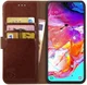 Rosso Element Samsung Galaxy A70 Hoesje Book Cover Bruin afbeelding 1