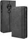 Motorola Moto G7 Play Vintage Portemonnee Hoesje Zwart afbeelding 3