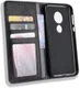 Motorola Moto G7 Play Vintage Portemonnee Hoesje Zwart afbeelding 6