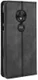 Motorola Moto G7 Play Vintage Portemonnee Hoesje Zwart afbeelding 8
