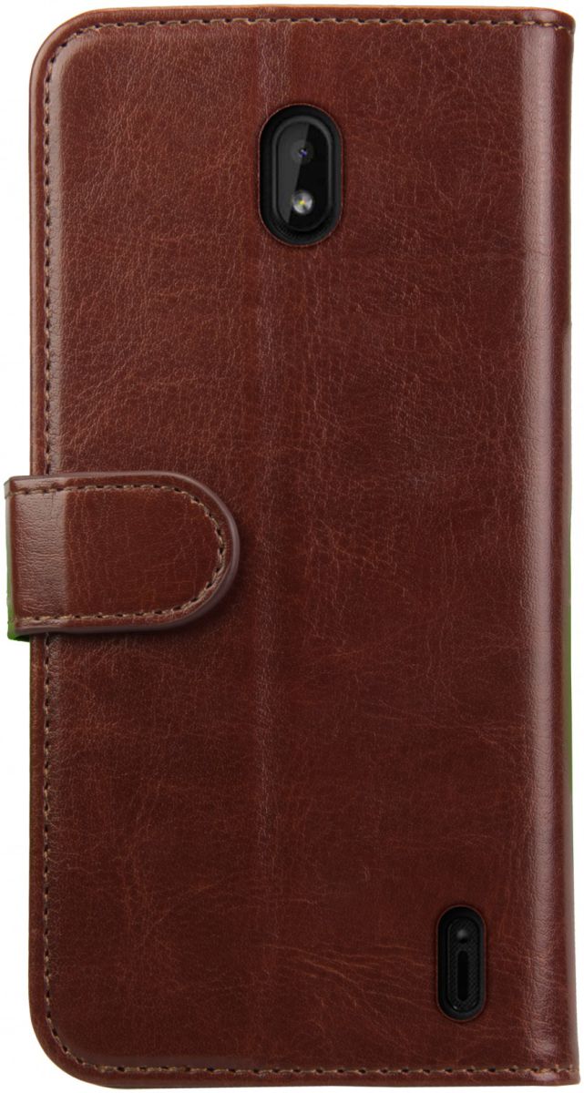 Rosso Element Nokia 1 Plus Hoesje Book Cover Bruin afbeelding 5