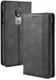 Motorola Moto G7 Power Portemonnee Vintage Hoesje Zwart afbeelding 3