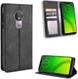 Motorola Moto G7 Power Portemonnee Vintage Hoesje Zwart afbeelding 8