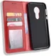 Motorola Moto G7 Power Portemonnee Vintage Hoesje Rood afbeelding 6