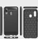 Samsung Galaxy A20E Geborsteld TPU Hoesje Zwart afbeelding 11