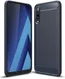 Samsung Galaxy A70 Geborsteld TPU Hoesje Blauw afbeelding 1