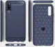 Samsung Galaxy A70 Geborsteld TPU Hoesje Blauw afbeelding 6