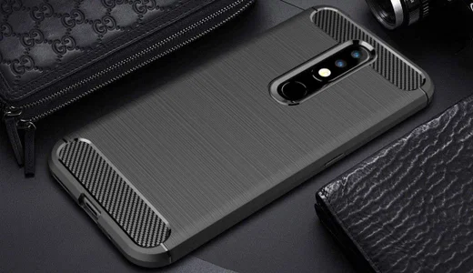 Nokia 4.2 Geborsteld TPU Hoesje Zwart afbeelding 7