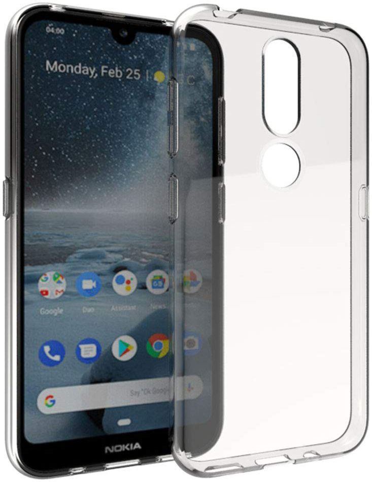 Nokia 4.2 Hoesje Dun TPU Transparant afbeelding 1