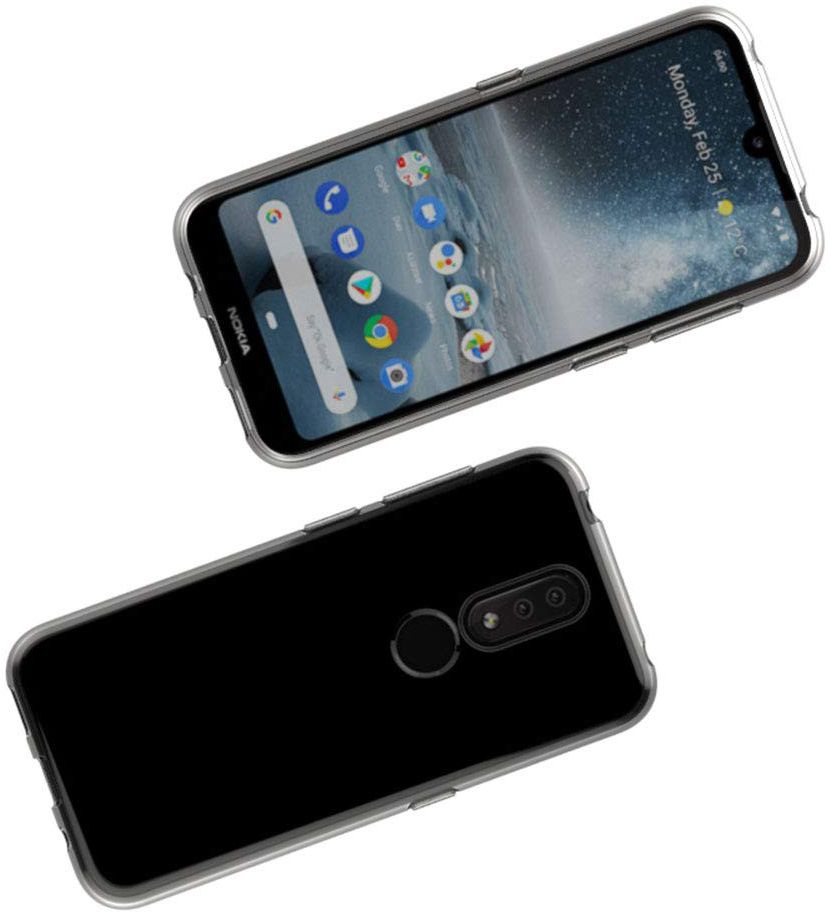 Nokia 4.2 Hoesje Dun TPU Transparant afbeelding 6