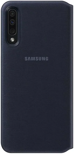 Origineel Samsung Galaxy A50 Hoesje Wallet Cover Zwart afbeelding 4