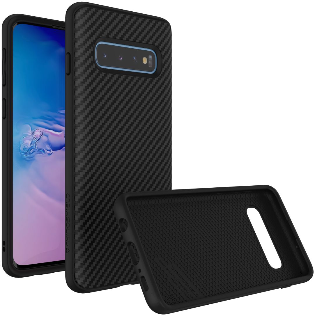 RhinoShield SolidSuit Samsung Galaxy S10 Hoesje Carbon Fiber afbeelding 7