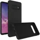 RhinoShield SolidSuit Black Leather Samsung Galaxy S10 Plus Hoesje afbeelding 1