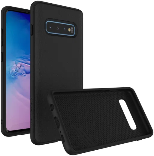 RhinoShield SolidSuit Black Leather Samsung Galaxy S10 Plus Hoesje afbeelding 7