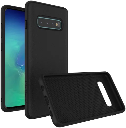 RhinoShield SolidSuit Black Leather Samsung Galaxy S10 Plus Hoesje afbeelding 8