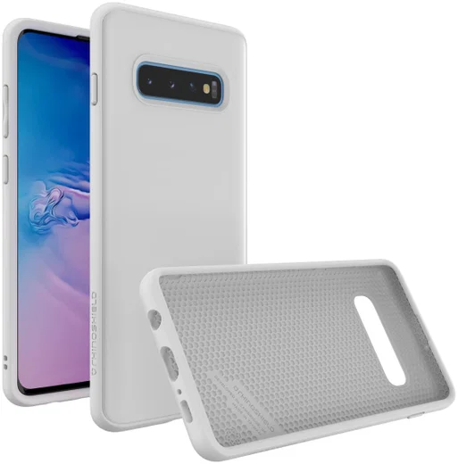 RhinoShield SolidSuit Classic Samsung Galaxy S10 Plus Hoesje Wit afbeelding 2