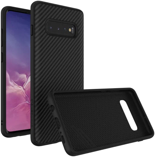 RhinoShield SolidSuit Carbon Fiber Samsung Galaxy S10 Plus Hoesje afbeelding 1