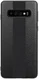 Samsung Galaxy S10 Plus Acryl Hoesje met Kunstleer Coating Zwart afbeelding 1