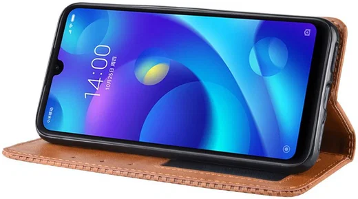 Xiaomi Redmi Note 7 Vintage Portemonnee Hoesje Bruin afbeelding 2