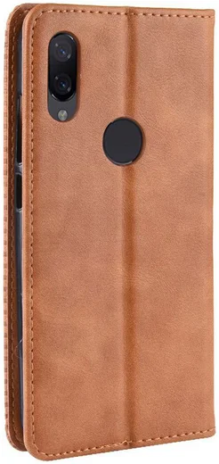 Xiaomi Redmi Note 7 Vintage Portemonnee Hoesje Bruin afbeelding 4