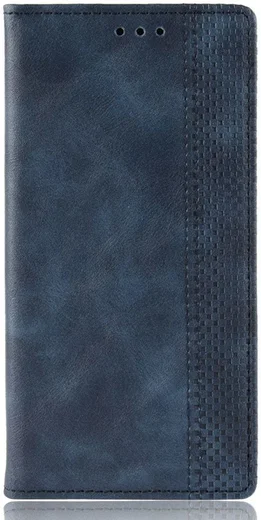 Xiaomi Redmi Note 7 Vintage Portemonnee Hoesje Blauw afbeelding 2