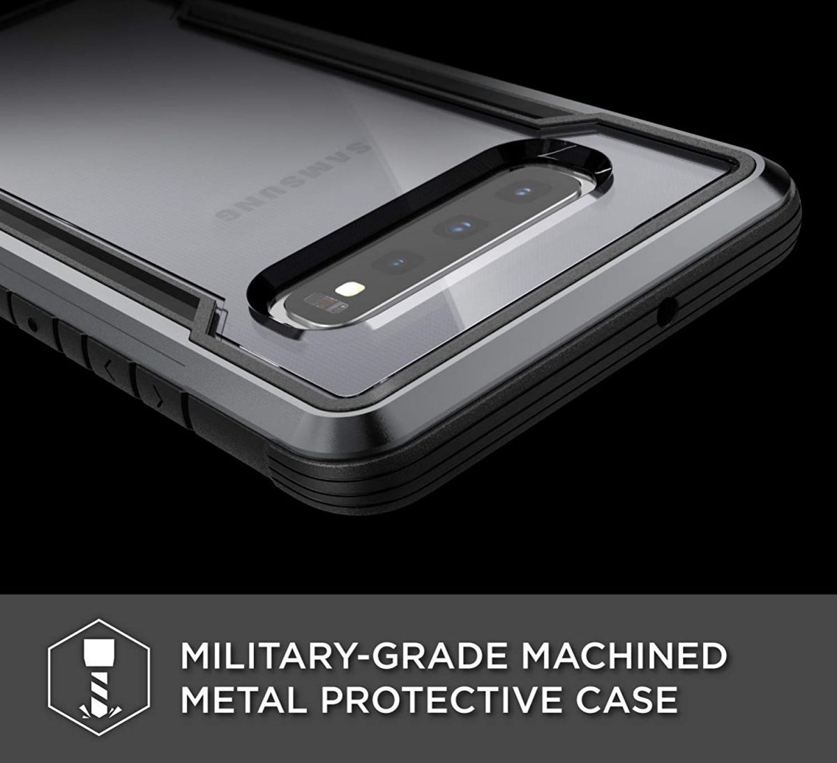 Raptic Shield Samsung Galaxy S10 Hoesje Militair Getest 3M Zwart afbeelding 6