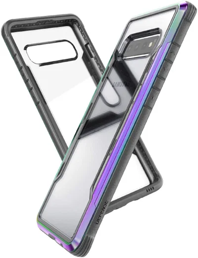 Raptic Shield Samsung Galaxy S10 Hoesje Militair Getest 3M Iridescent afbeelding 2
