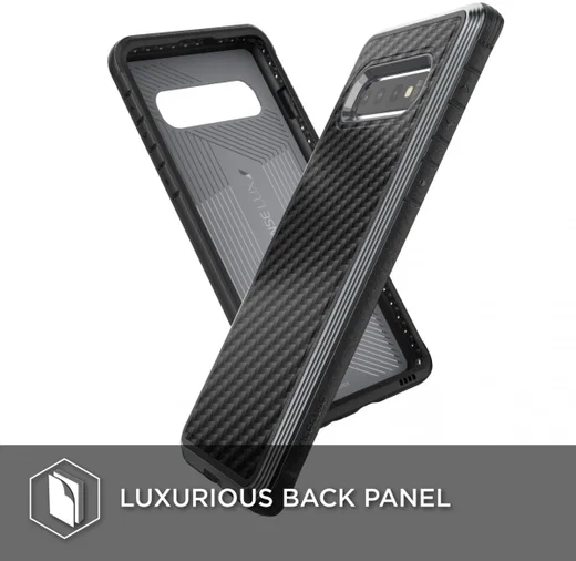 Raptic Lux Samsung Galaxy S10 hoesje carbon fiber zwart afbeelding 10