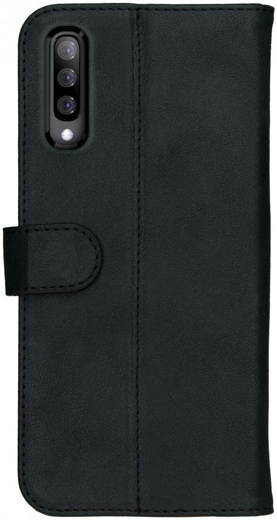 Rosso Deluxe Samsung Galaxy A50 Hoesje Echt Leer Book Case Zwart afbeelding 10