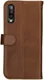 Rosso Deluxe Samsung Galaxy A50 Hoesje Echt Leer Book Case Bruin afbeelding 11