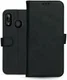 Rosso Deluxe Samsung Galaxy A40 Hoesje Echt Leer Book Case Zwart afbeelding 13