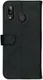 Rosso Deluxe Samsung Galaxy A40 Hoesje Echt Leer Book Case Zwart afbeelding 9