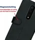 Rosso Deluxe OnePlus 7 Pro Hoesje Echt Leer Book Case Zwart afbeelding 10
