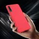 Samsung Galaxy A50 Hoesje Twill Slim Textuur Rood afbeelding 9