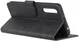 Samsung Galaxy A50 Book Case Stand Hoesje Wallet Kunst Leer Zwart afbeelding 4