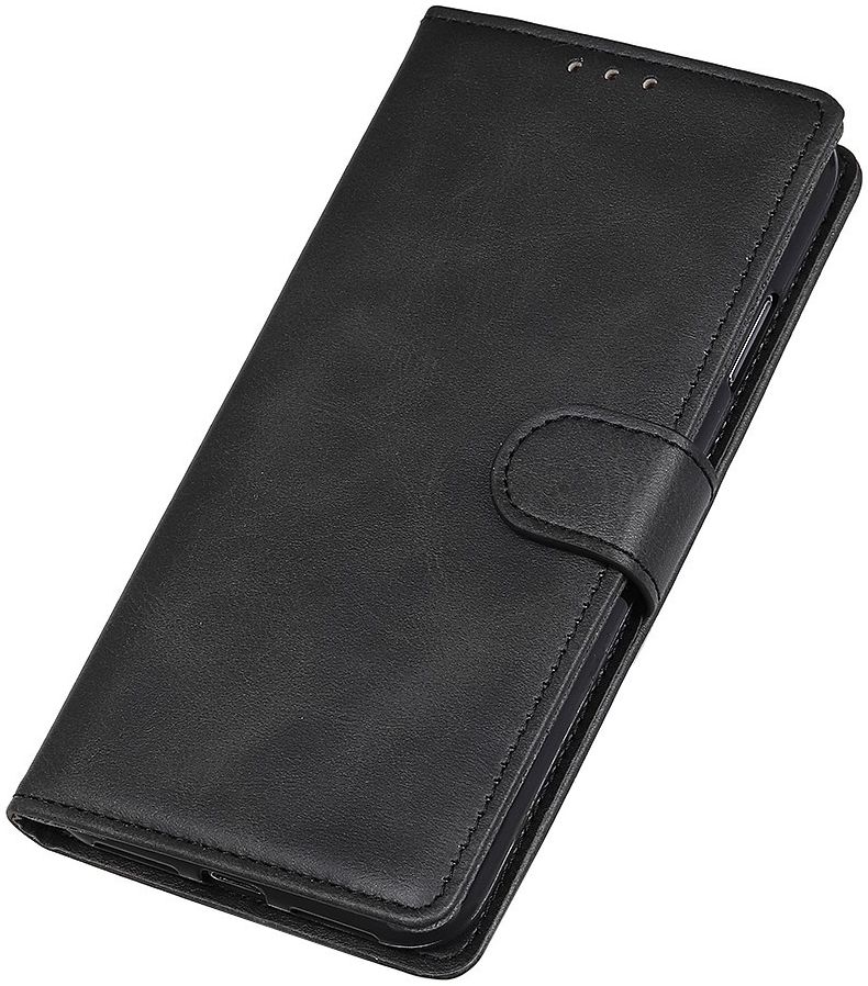 Samsung Galaxy A50 Book Case Stand Hoesje Wallet Kunst Leer Zwart afbeelding 7