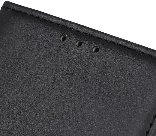 Samsung Galaxy A50 Book Case Stand Hoesje Wallet Kunst Leer Zwart afbeelding 9