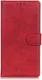 Samsung Galaxy A50 Book Case Hoesje Stand Wallet Kunst Leer Rood afbeelding 1