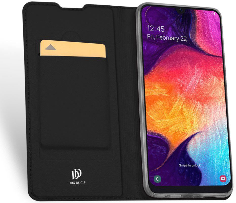 Dux Ducis Skin Pro Series Samsung Galaxy A50 Book Case Hoesje Zwart afbeelding 1