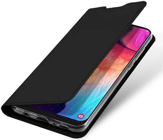 Dux Ducis Skin Pro Series Samsung Galaxy A50 Book Case Hoesje Zwart afbeelding 4