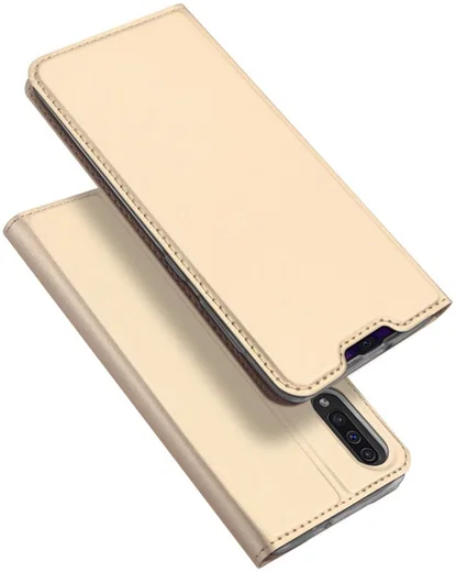 Dux Ducis Skin Pro Series Samsung Galaxy A50 Book Case Hoesje Goud afbeelding 6
