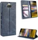 Sony Xperia 10 Plus Vintage Portemonnee Hoesje Blauw afbeelding 8