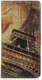 Samsung Galaxy A40 Lederen Portemonnee Hoesje met Eiffeltoren Print afbeelding 1