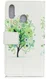 Samsung Galaxy A40 Lederen Portemonnee Hoesje met Green Tree Print afbeelding 3