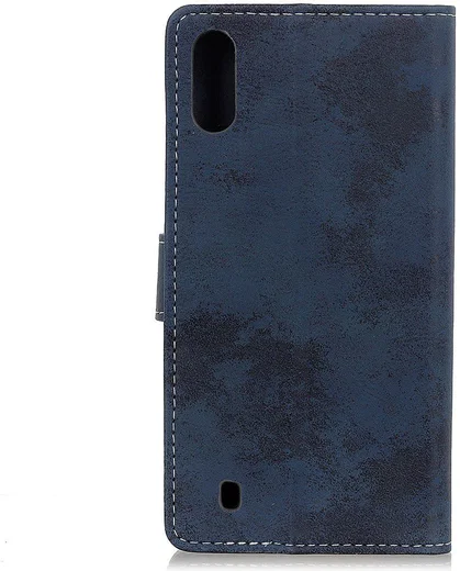 Samsung Galaxy A10 Vintage Portemonnee Hoesje Blauw afbeelding 9