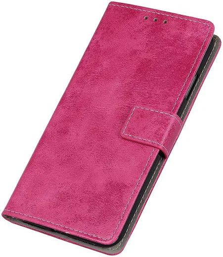 Samsung Galaxy A10 Vintage Portemonnee Hoesje Roze afbeelding 8